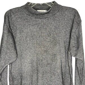 Vintage Neiman Marcus Silk Cashmere Sweater - Black/White - L